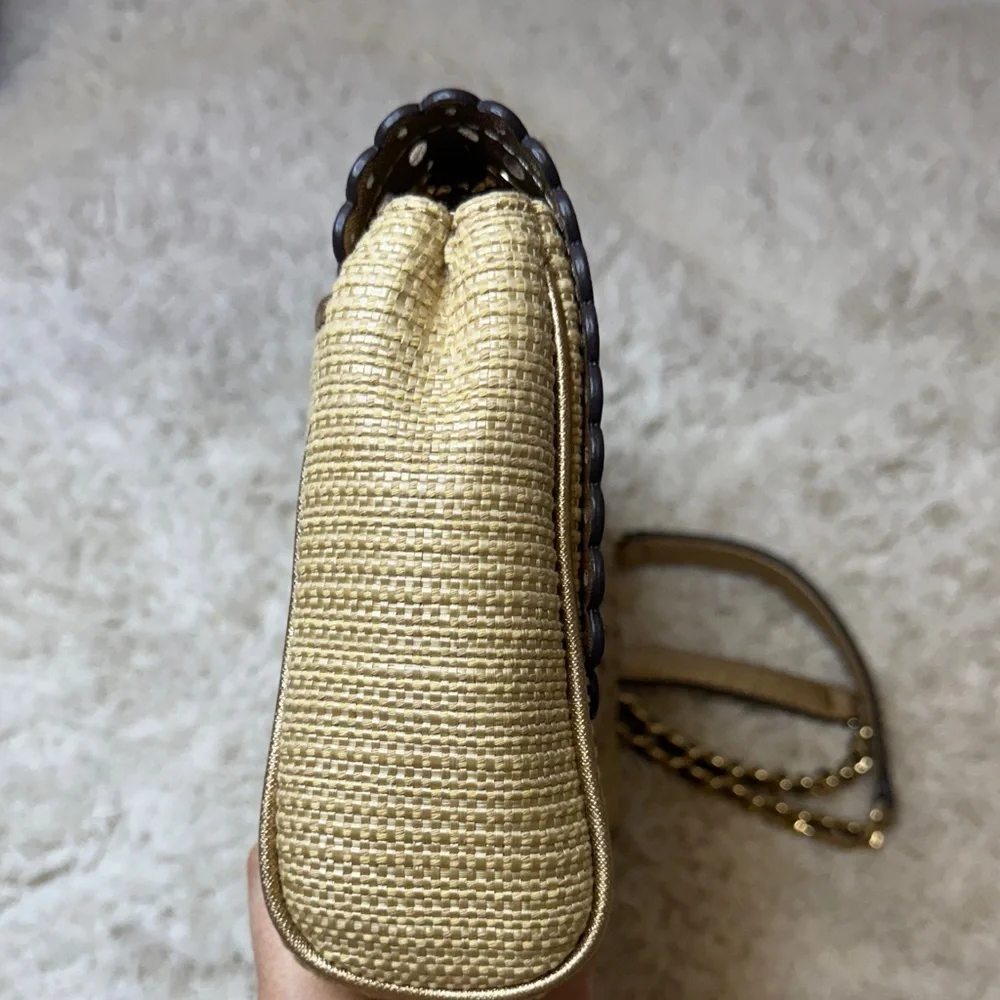 NWOT Michael Kors Gold and Tan Shoulder Bag